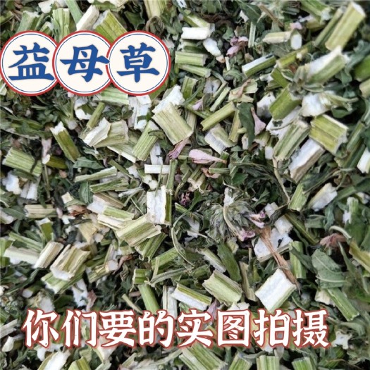菏泽益母草 中药材批发供应新货益母草 颜色青 味道浓郁 产地货源