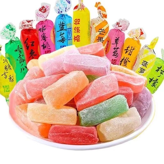 临沭县正宗山东特产高粱饴Q弹可拉丝软糖多种水果口味糖果年货零食批发