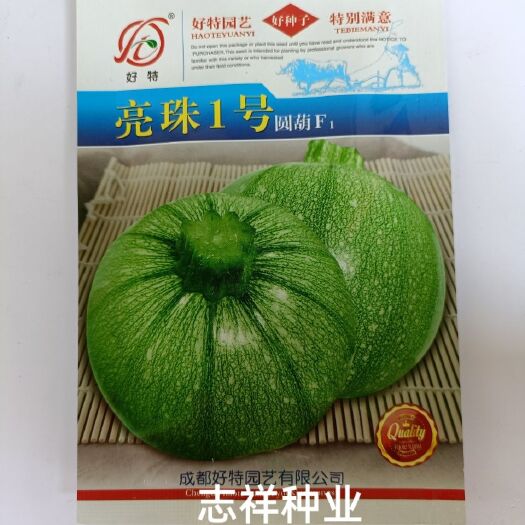 华容县好特亮珠1号圆西葫芦种子F1 小圆嫩南瓜青瓜口感好 抗病强