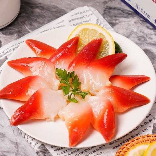 长沙北极贝刺身切片新鲜即食拼盘伴侣商用日料寿司食材北极贝整袋包邮