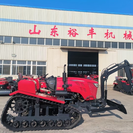 曲阜市大马力水旱两用履带式拖拉机 多功能 农用耕地机