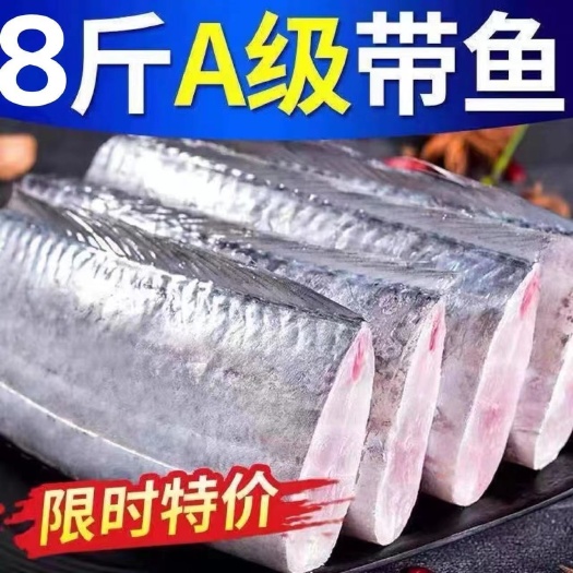 日照【国产带鱼】带鱼段中段新鲜冷冻东海小眼带鱼鲜活海鲜水产带鱼