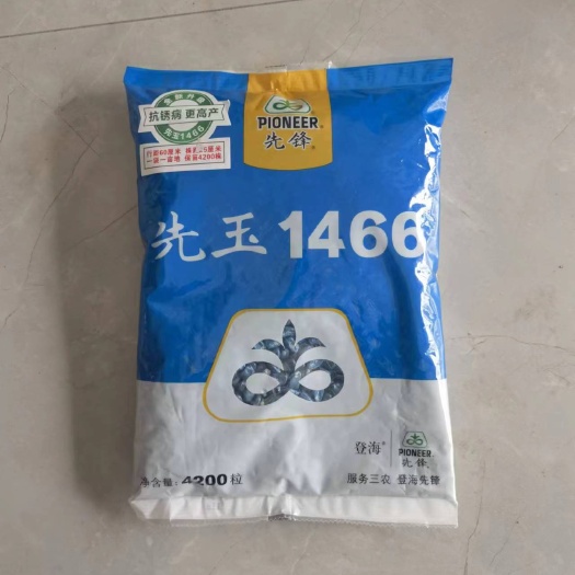 唐山先玉1466国审大棒特大抗旱矮杆抗病抗旱耐涝红轴玉米种子