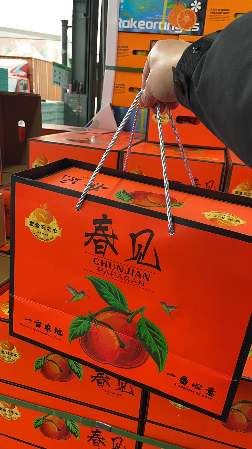 耙耙柑礼盒9斤装手提袋