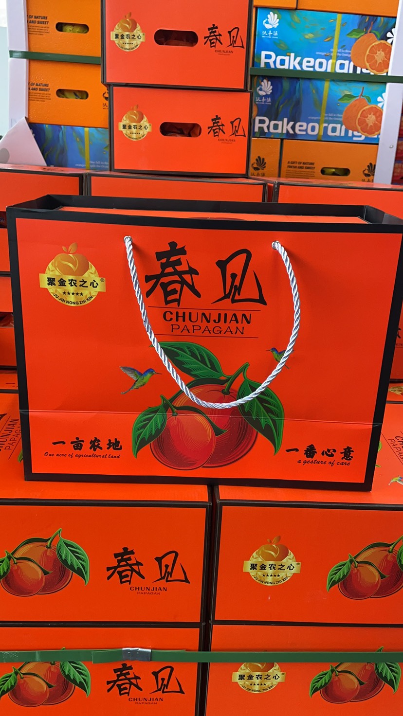 耙耙柑礼盒9斤装手提袋