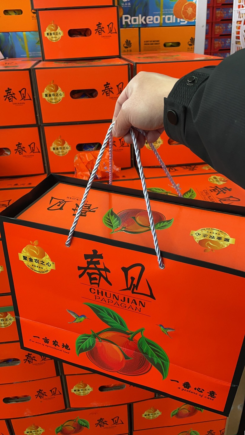 耙耙柑礼盒9斤装手提袋