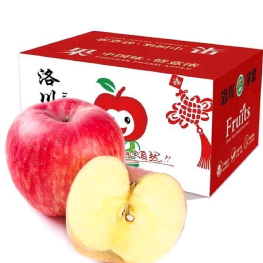 洛川县陕西洛川红富士苹果，脆甜多汁，皮薄肉厚，香甜可口！