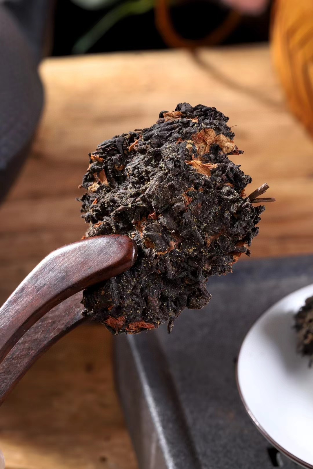 茉莉六堡茶梧州广西六堡茶黑茶熟茶茉莉花茶礼盒装500g