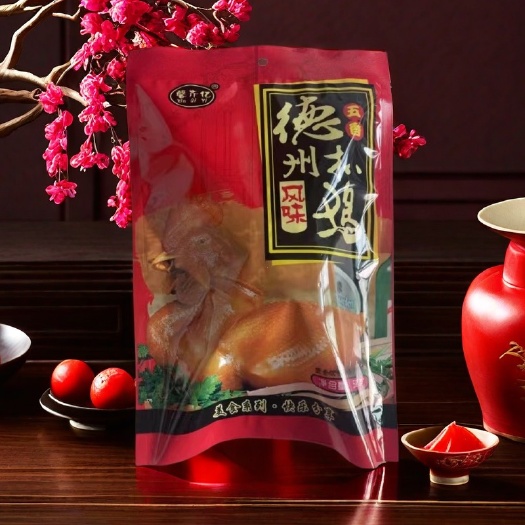 馨齐忆德州风味脱骨扒鸡500/g源头工厂一件代发欢 迎
