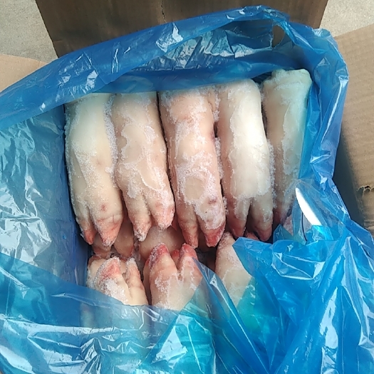 靖江市国产带筋前后蹄，纯干货，净重20斤每箱
