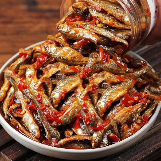 长沙即食零食下酒菜下饭菜香辣小鱼仔农家装小吃柴火鱼批瓶罐湖南特产