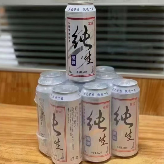 成都纯生风味啤酒 小麦王啤酒500毫升每罐 手续齐全菠萝啤