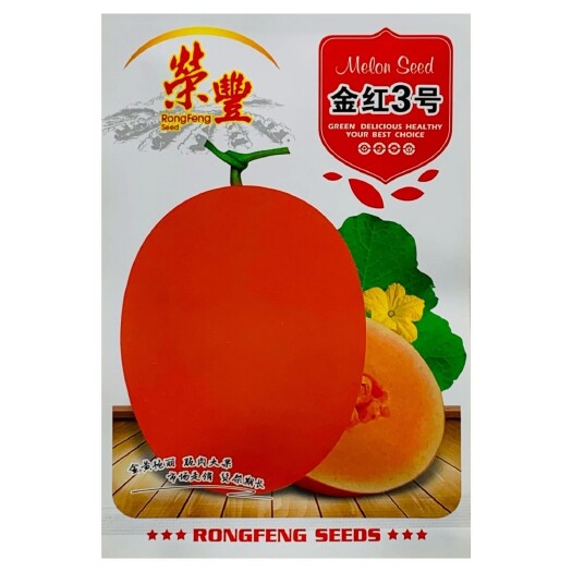 沭阳县金红3号甜瓜种籽口感脆甜速生长高产抗病大田播种易坐果甜瓜种子