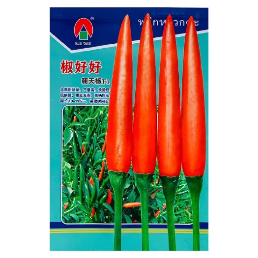 沭阳县椒好好朝天椒种子特大果泰国引进基地专用高产朝天椒小米香辣种子
