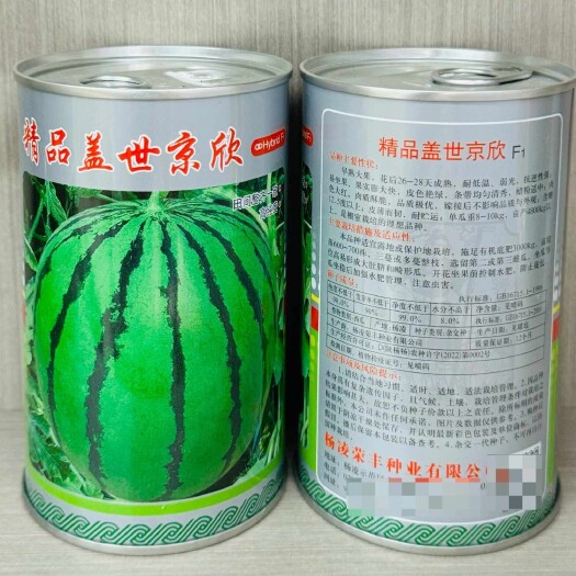沭阳县荣丰精品盖世京欣西瓜种籽麒麟西瓜甜度高抗裂8424薄皮红瓤高