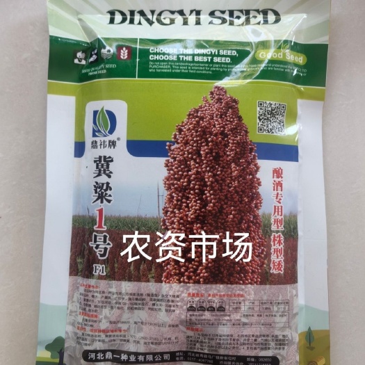 华容县冀梁1号 酿酒红高粱种子 三系杂交糯高粱种子 红色糯