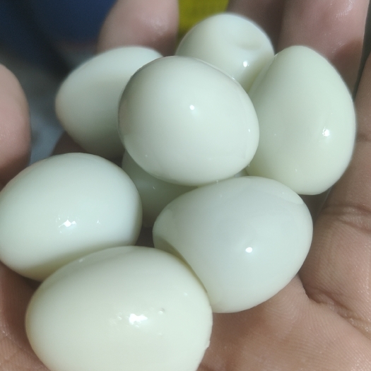 鲜蛋，剥壳鹌鹑蛋