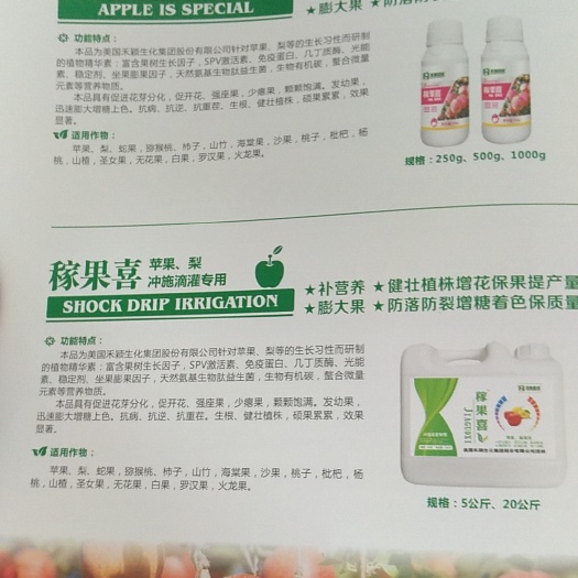 郑州苹果梨专用肥 