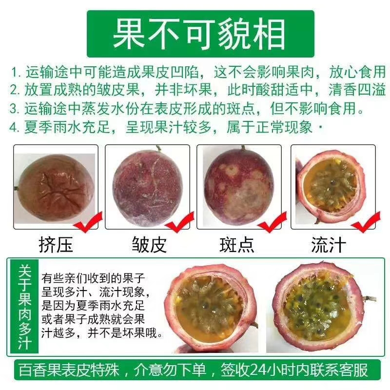 紫香一号百香果 60 - 70克