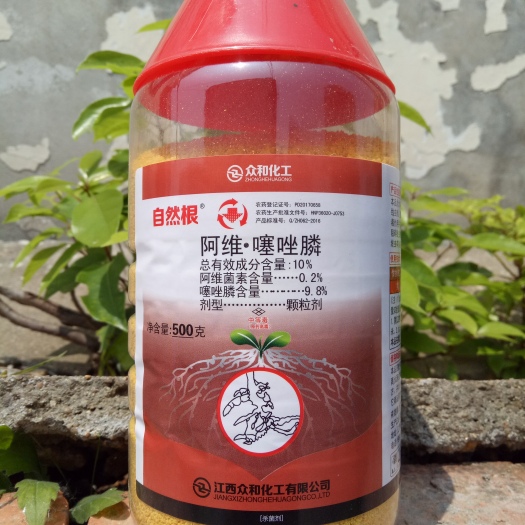 华容县自然根 10%阿维噻唑膦 500克 防制根结线虫