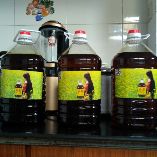 自榨纯菜籽油 4.5-5L
