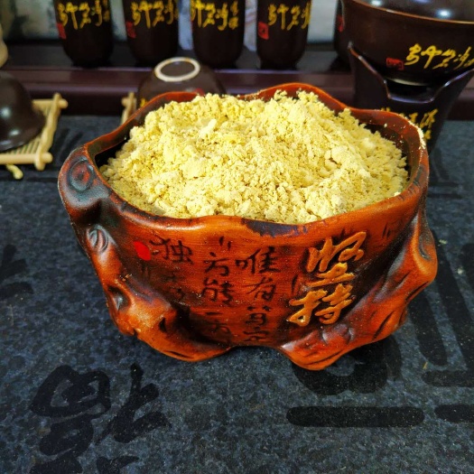 罗平县生姜粉纯食用冲泡云南小黄老干姜调料厨房原始点炒熟九蒸九晒姜粉
