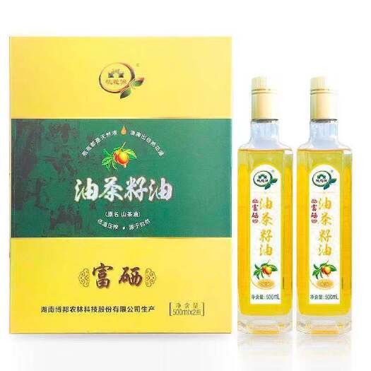 桃源县压榨山茶油 富硒油茶籽油500Ml*2