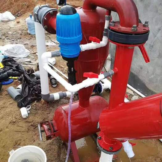 郓城县离心过滤器 农用喷灌微喷滴灌   农业大棚离心网式过滤器