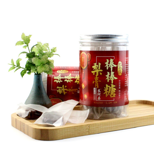 砀山县梨膏糖 梨膏棒棒糖礼品装润嗓润肺