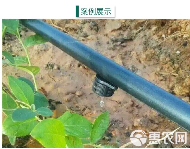 4L8L压力补偿滴头 滴箭PE管稳流器