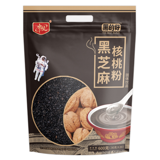 鄢陵县黑芝麻糊 黑芝麻核桃粉食品级厂家供应五谷杂粮粉营养代餐批发