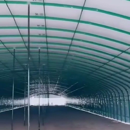 泊头市大棚管 大棚杆 包塑椭圆管养殖大棚