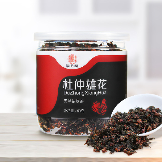 亳州 谯韵堂 杜仲雄花50g罐装 养生茶 非散装杜仲茶雄花原叶