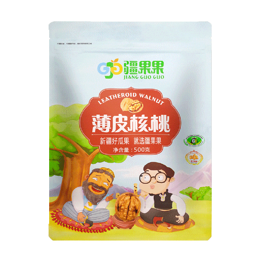 疏附县 新疆喀什特产 疆果果薄皮核桃500g/袋
