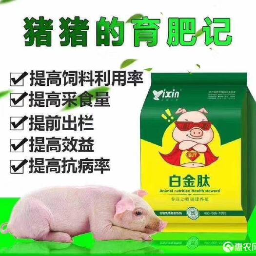 原阳县牛羊饲料添加剂 白金肽 日长三斤猪催肥剂能吃能睡长肉快一头猪多赚800元