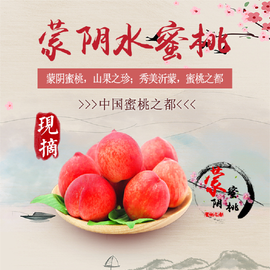 蒙阴县蒙阴蜜桃-水蜜桃，蜜桃代收，一件代发，视频看货，产地直供