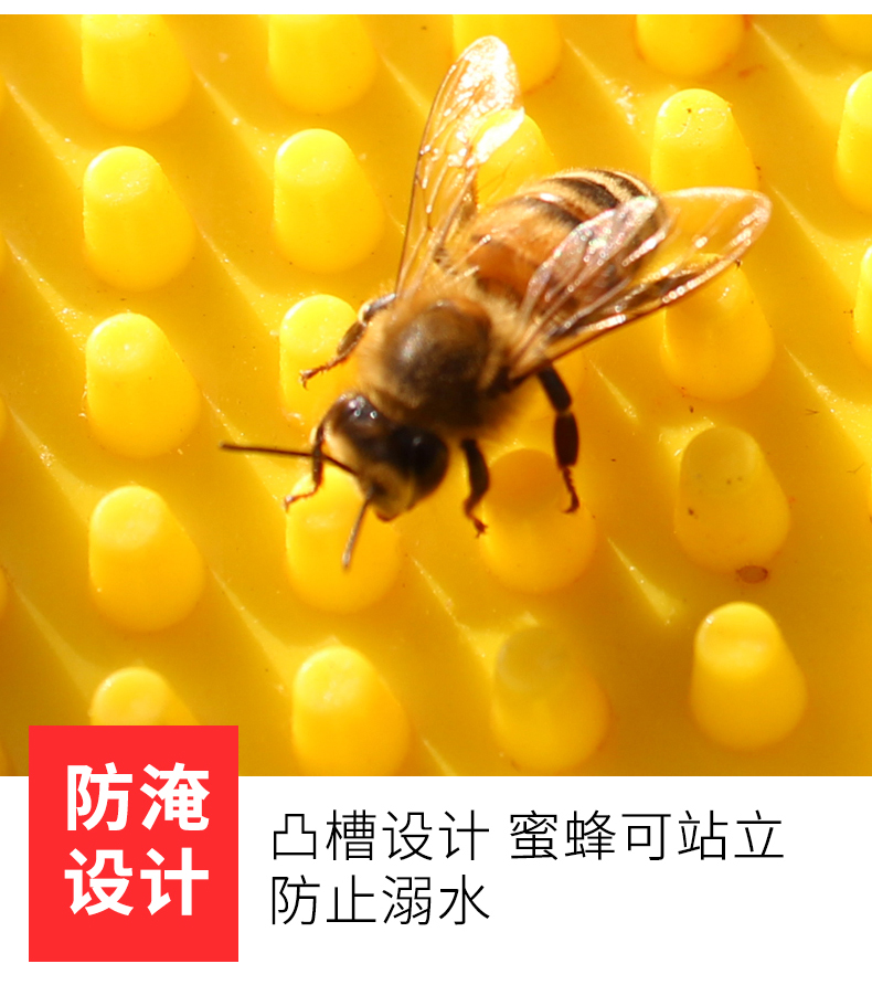 蜜蜂喂水器新款巢门饲喂器加宽加厚养蜂专用饮水槽箱外使用