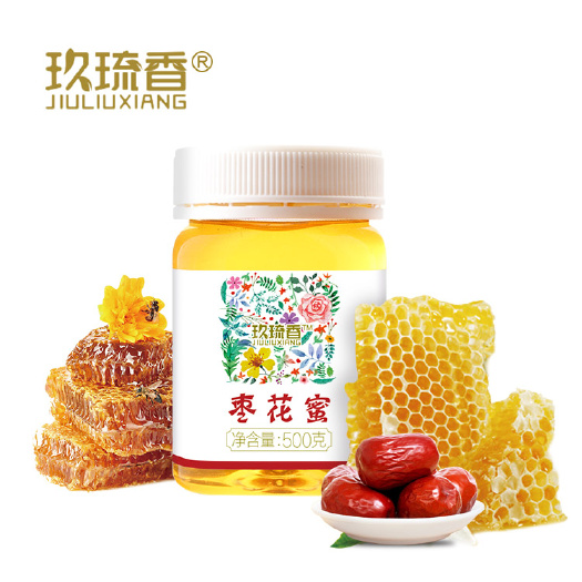 枞阳县 玖琉香 天然枣花蜜农家蜂蜜散装蜂蜜 原汁原味500g