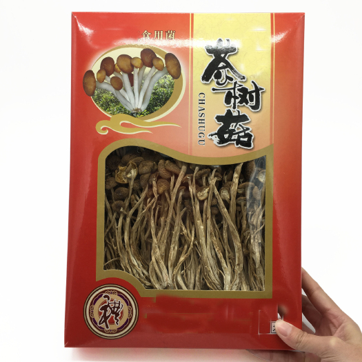 古田县古田不开伞茶树菇200克礼盒盒装  食用菌农产品特产干货