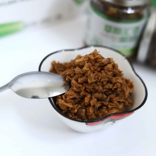 林西县 【草原白蘑菇酱】内蒙古赤峰特产草原白蘑菇酱原味香辣味拌饭酱