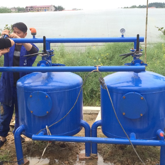 鄄城县滴灌喷灌 湖南 砂石过滤器 滴灌 首部过滤系统 指导安装