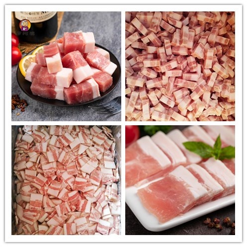 郑州猪肉类  【样品专拍快递发货】猪肉精制五花肉块肉片带皮去皮1公斤
