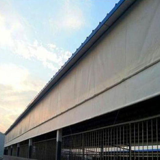 赣州养殖设备  厂家定制猪舍卷帘价格猪舍鸡舍卷帘布养殖场牛场窗帘布