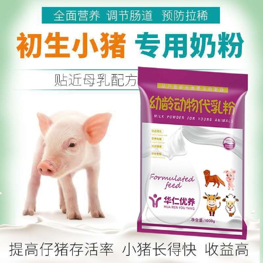 石家庄仔猪浓缩料 河北仔猪奶粉 2斤包装防腹泻拉稀好吸收
