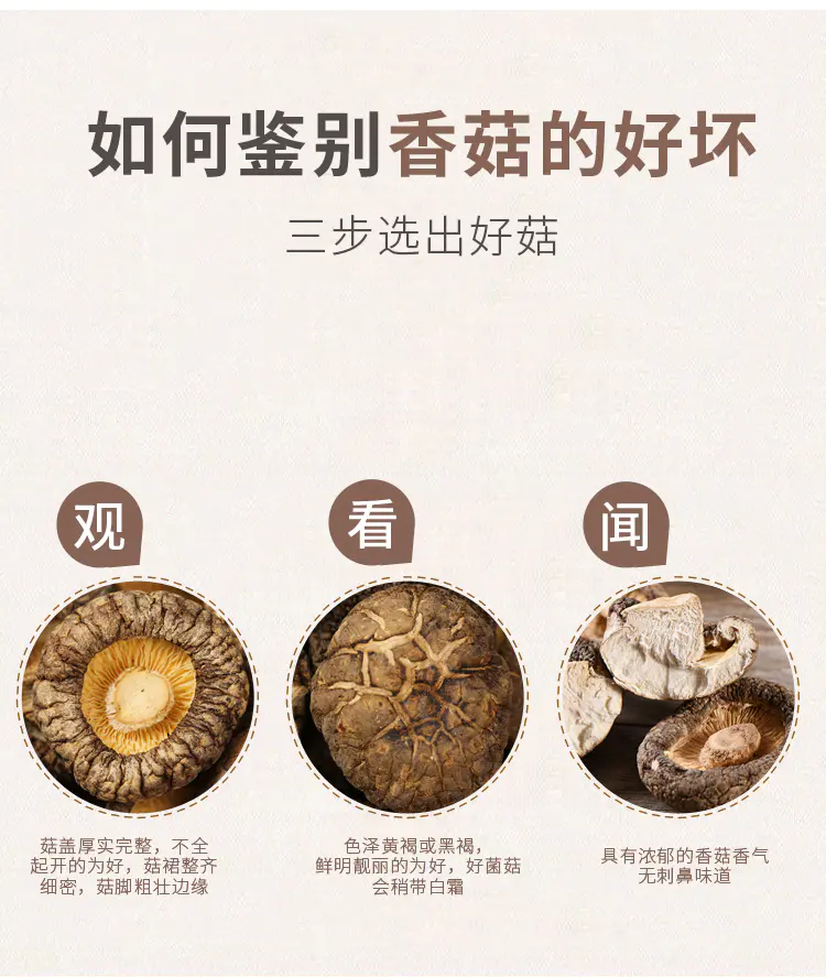 原木干香菇  云南 精品 食用菌 野生菌干货 金钱菇 香菇 批发