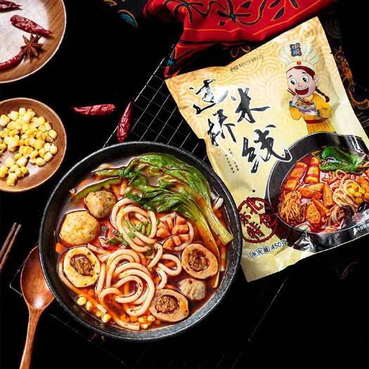 梅河口市粉丝粉条  【梅河臻品】过桥米线450克/袋三包料真空包装厂家批发零售