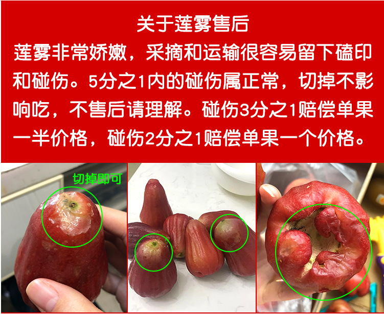 【顺丰/京东空运】海南黑金刚莲雾非黑珍珠泰国4/5斤包邮