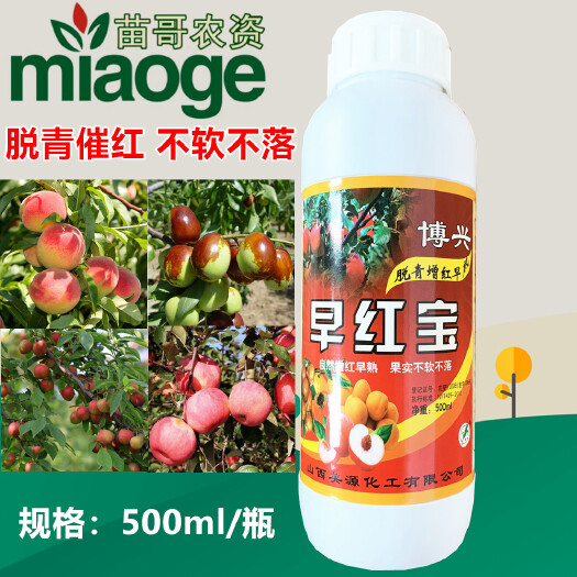 荥阳市早红宝苹果桃树李子冬枣着色番茄脱青催熟增红柿子早上市