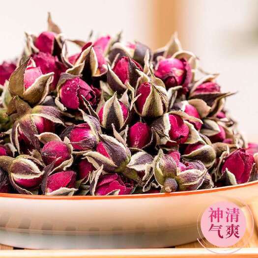 玉林金边玫瑰 精选大朵苦水平阴玫瑰花茶 泡水泡茶滋补品大全批发