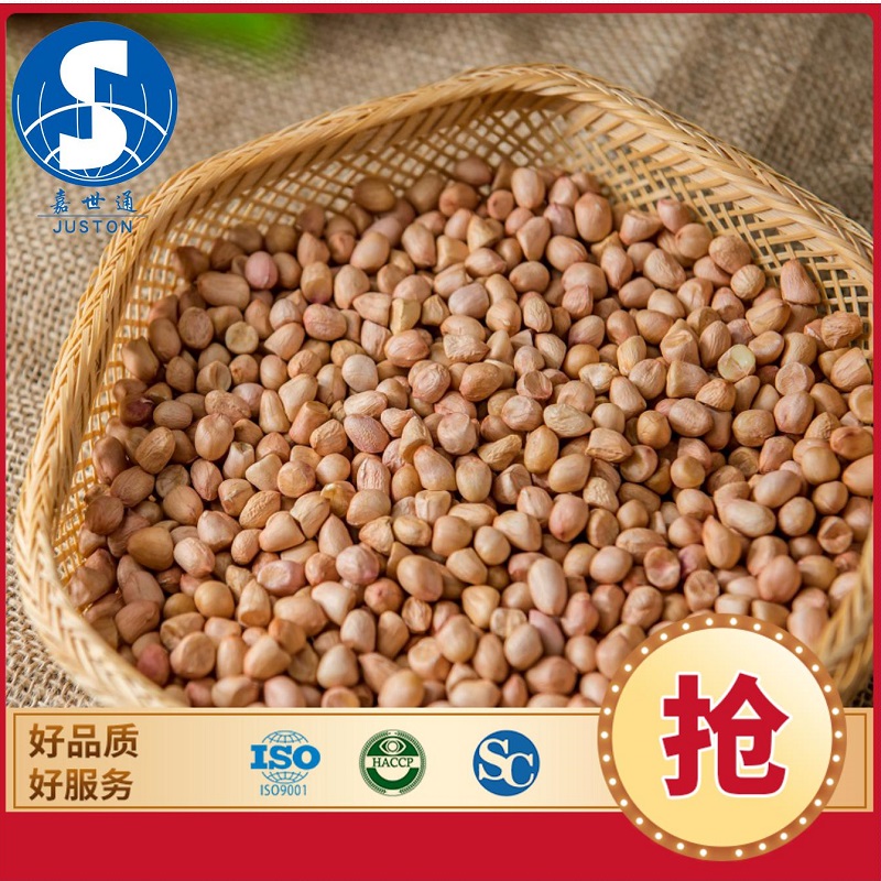 莒南县包邮 现货 5斤优质白沙花生米 原料 批发坚果花生